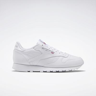 Reebok Men's Classic Leather Shoes White,US-36712